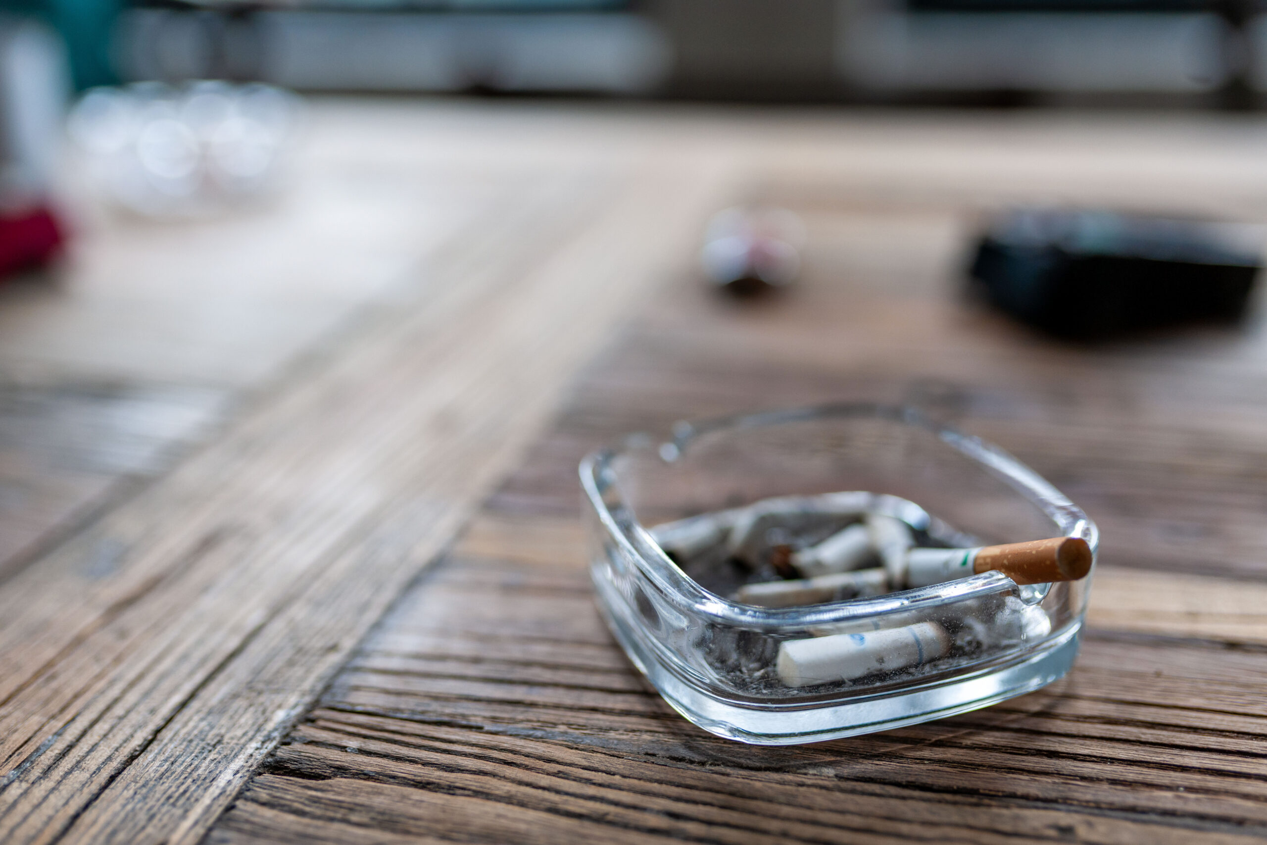 cigarettes in an ashtray